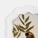 20417-01 4x6 White Wavy Arch Photo Frame