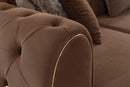 Jester Velvet Mocha Double Chaise Sectional