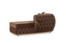 Jester Velvet Mocha Double Chaise Sectional