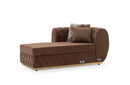 Jester Velvet Mocha Double Chaise Sectional