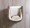 Leina Ivory-Coffee  Velvet Sofa & Loveseat