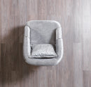 Santana Silver Velvet Sofa & Loveseat