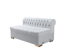 Lauren Pearl Velvet Double Chaise Sectional