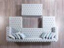 Lauren Pearl Velvet Double Chaise Sectional