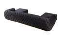 Jess Velvet Black Double Chaise Sectional