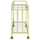 Coaster Furniture 181381 Gold Serving Cart