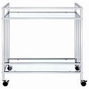 Coaster Furniture 181382 Silver Serving Cart
