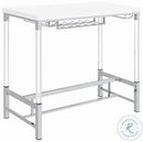 Coaster Furniture 182101 Bar Table White High Gloss