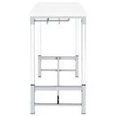 Coaster Furniture 182101 Bar Table White High Gloss
