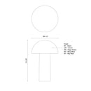 TL65210-NV Setas 10-in Table Lamp