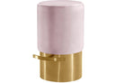 LIV PINK VELVET STOOL 797