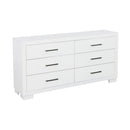 Jessica 6-drawer Dresser White 202993