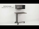  Acme Furniture Cargo AC00362 Accent Table with Wall Shelf EXTERNAL_VIDEO 1
