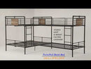  Acme Furniture Cordelia BD00365 Double Twin & Double Full Bunk Bed EXTERNAL_VIDEO 1