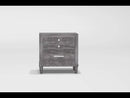  Furniture of America Daphne 2-Drawer Nightstand CM7556N EXTERNAL_VIDEO 1