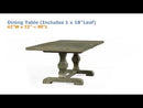  Acme Furniture Landon DN00950 Dining Table with Leaf EXTERNAL_VIDEO 1