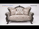  Acme Furniture Benbek LV00809 Sofa with 5 Pillows EXTERNAL_VIDEO 1