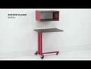  Acme Furniture Cargo AC00361 Accent Table with Wall Shelf EXTERNAL_VIDEO 1