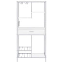 Coaster Furniture 1812034 White Gloss Bar Cabinet